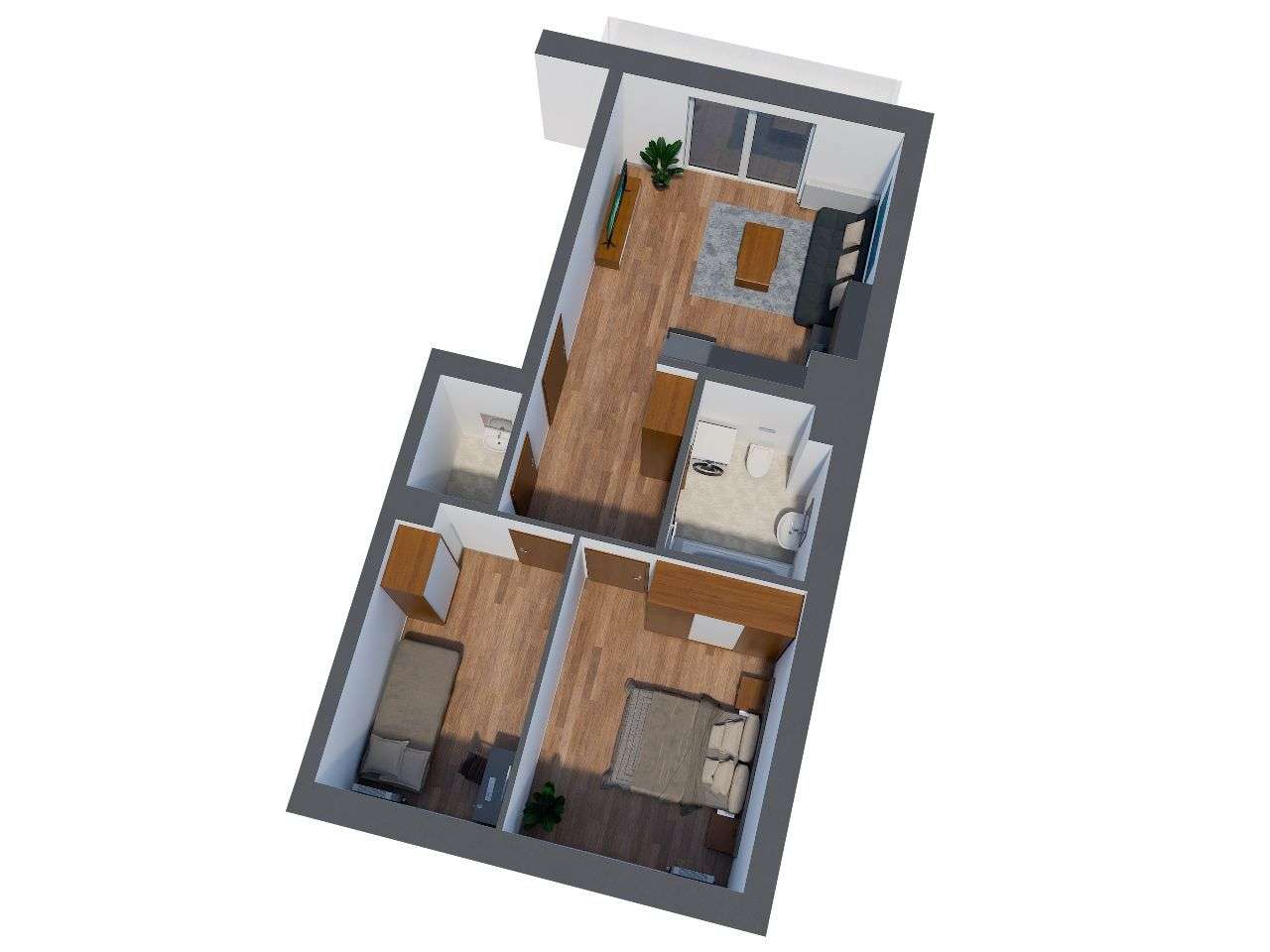 B3 Mieszkanie nr 44 - Pełny obrazek: 2/8