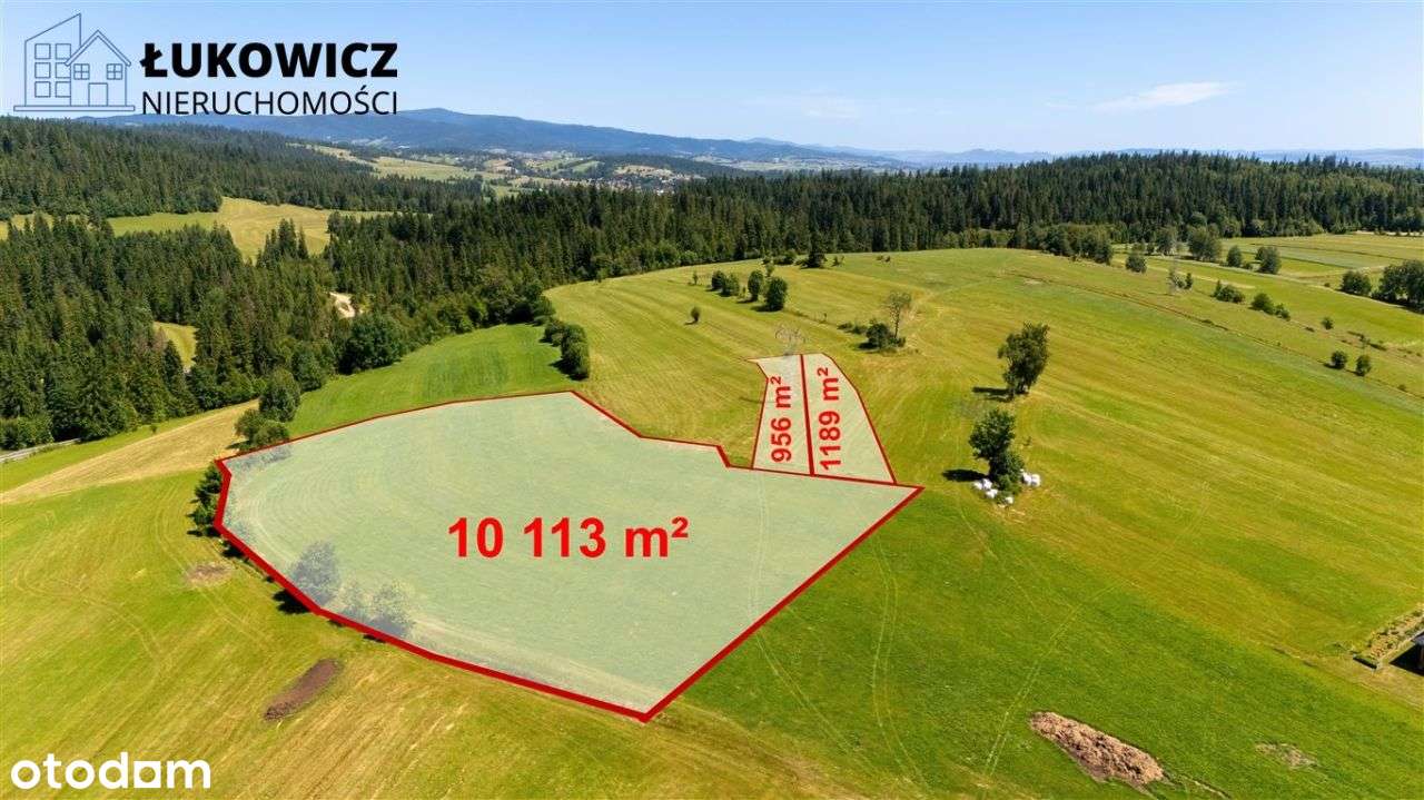 Kompleks działek z lasem oraz widokiem na góry!-12