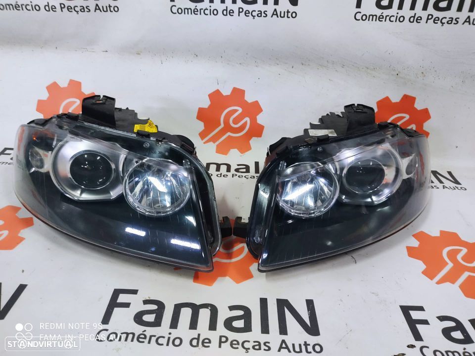 Peça - Conjunto Faroís Xenon - Audi Look S3