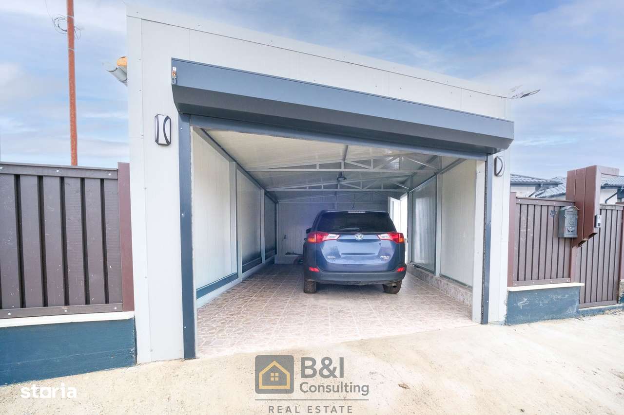 O casă construită responsabil, cu garaj si terasa imensa in Tomesti-0