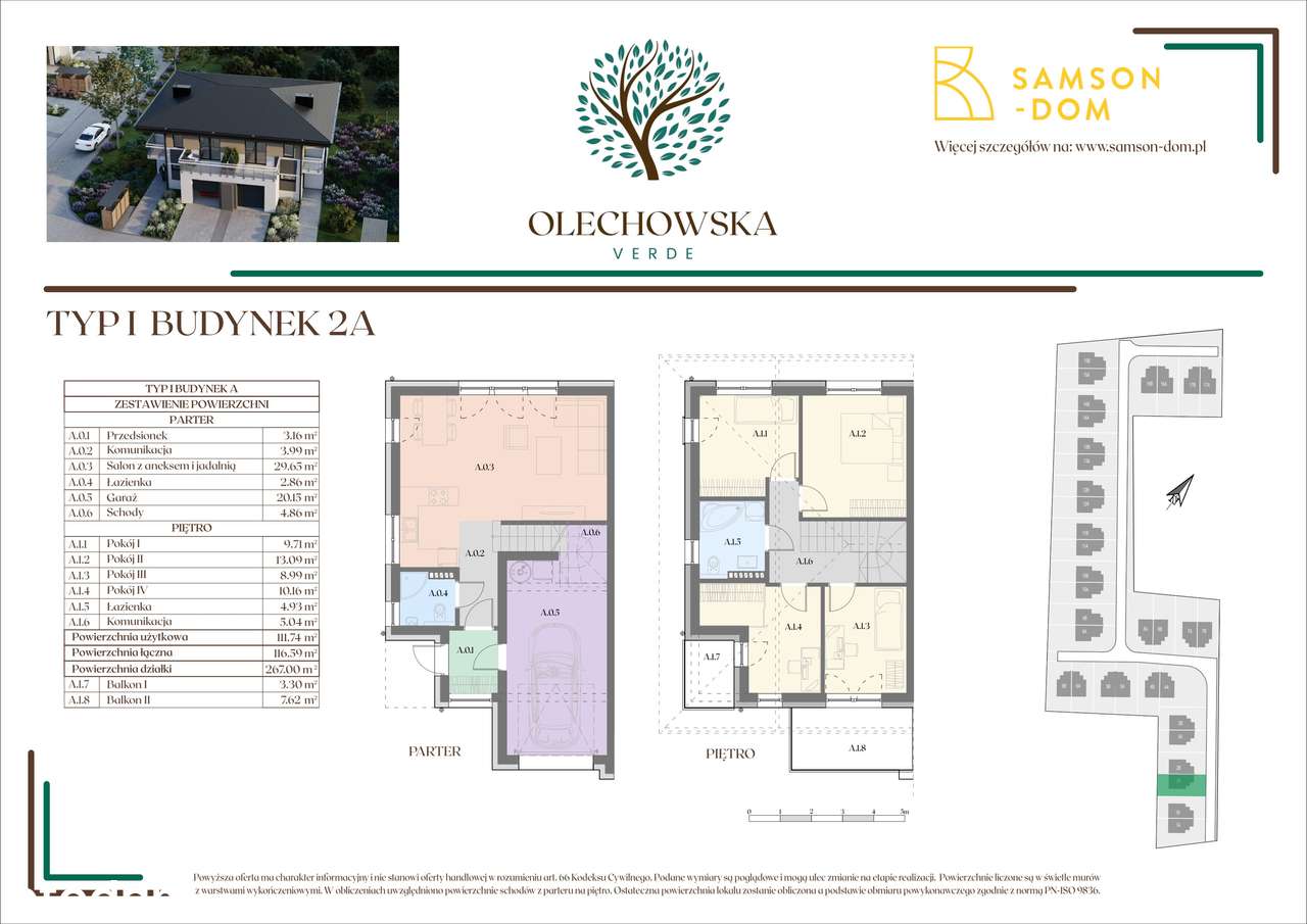 5-pokojowy dom 116m2 + ogródek Bez Prowizji - Pełny obrazek: 2/9