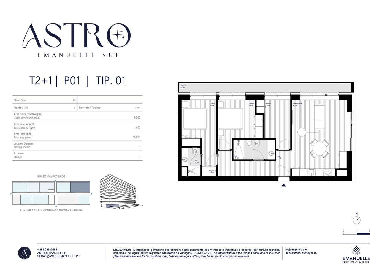 T2+1 Novo perto da Praia e Exponor Varanda+Garagem Leça da Palmeira-14