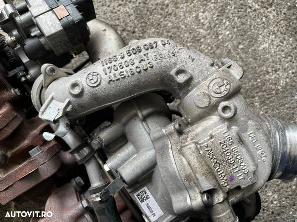 Turbo Turbina Turbosuflanta bi-turbo BMW 3.0 d 313 cp N57 - 3