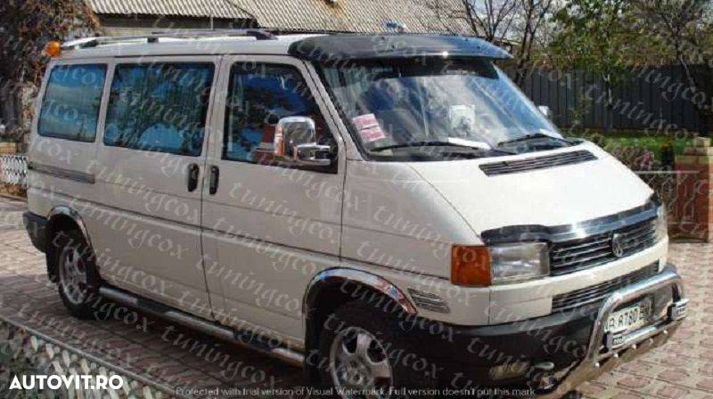 VW T4  inox,manere usi inox, capace oglinzi grom, deflector capota,husa capota - 1