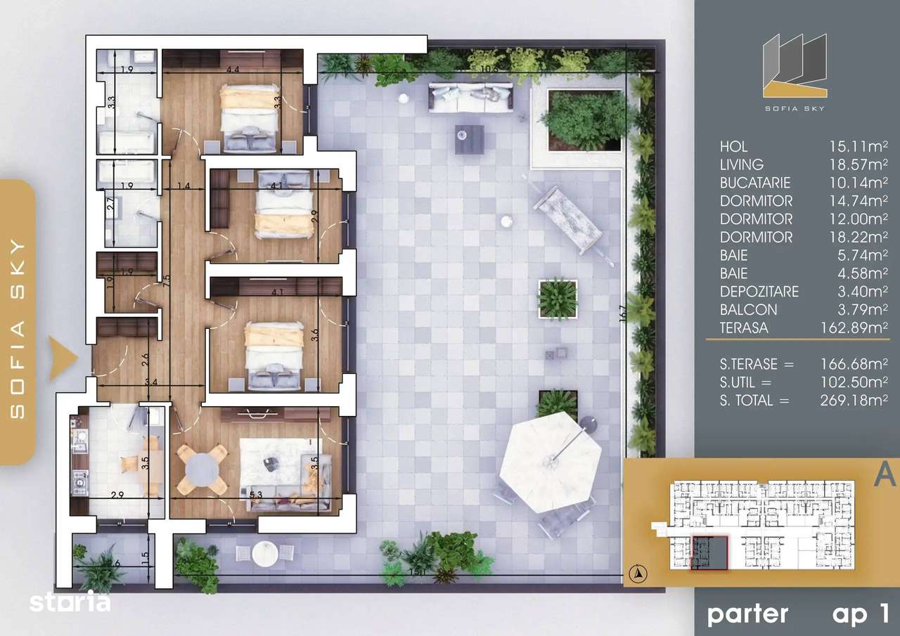 Nicolae Teclu Apartament 4 camere Theodor Pallady - Imagine principală: 5/6