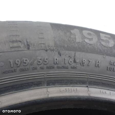 4 x CONTINENTAL 195/55 R16 87H ContiEco 5 Lato 6.2-7mm - 8