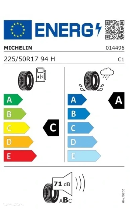 4× Felga aluminiowa Audi OE 17cali + Nowe Opon Michelin Primacy3 225/50 R17 - 2