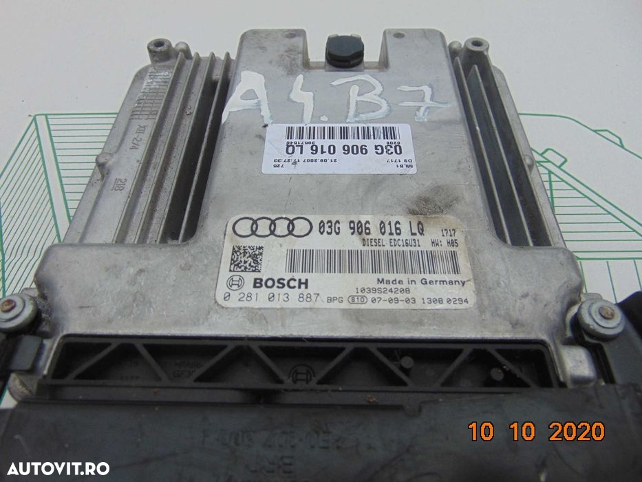 Calculator Audi a4 B7 2.0 ECU motor 2.0 diesel dezmembrez Audi - 2