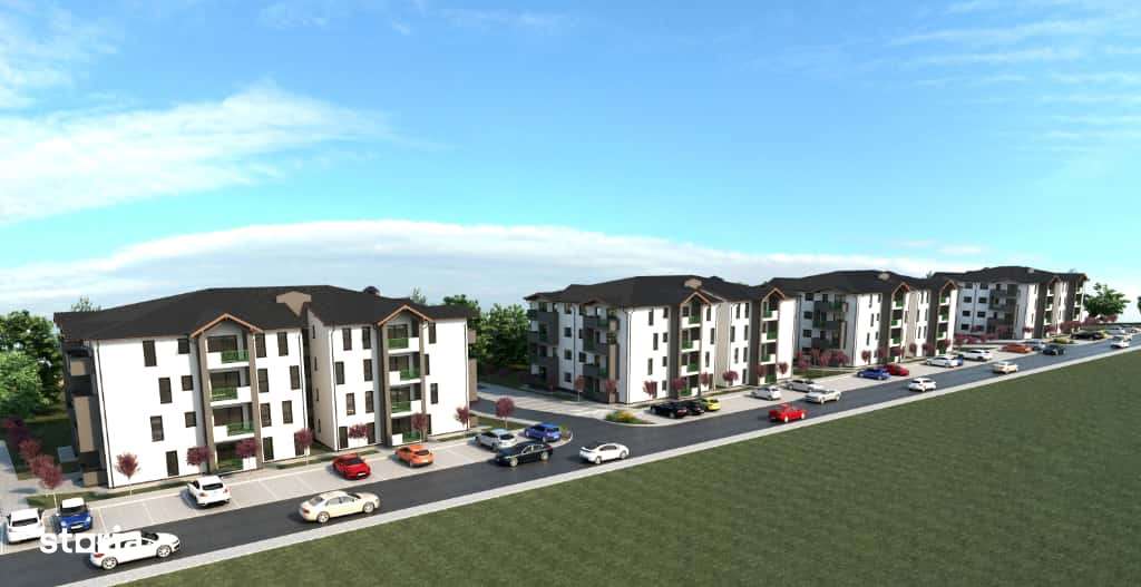 Garsoniera 42mp utili, ansamblu cu 4 blocuri tip vila, Sanpetru - Imagine principală: 5/8