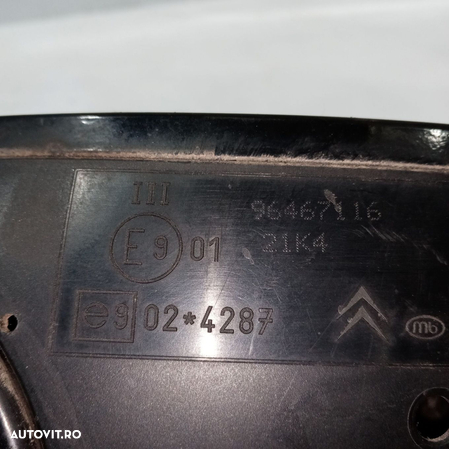 Oglinda dreapta Citroen C4 I | 2004 - 2010 | 96467116 | E9024287 - 4