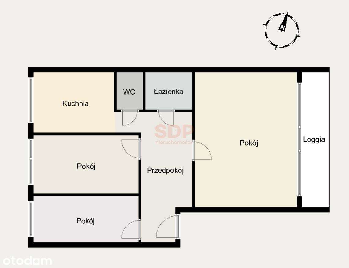 3 pokoje w rozkładzie  |Karłowice - Pełny obrazek: 5/16