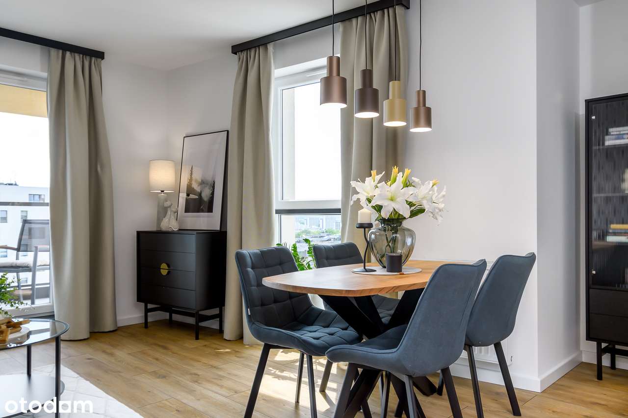 Wykończone mieszkanie na 13 piętrze z widokiem na Wawel/Góry - Pełny obrazek: 1/14