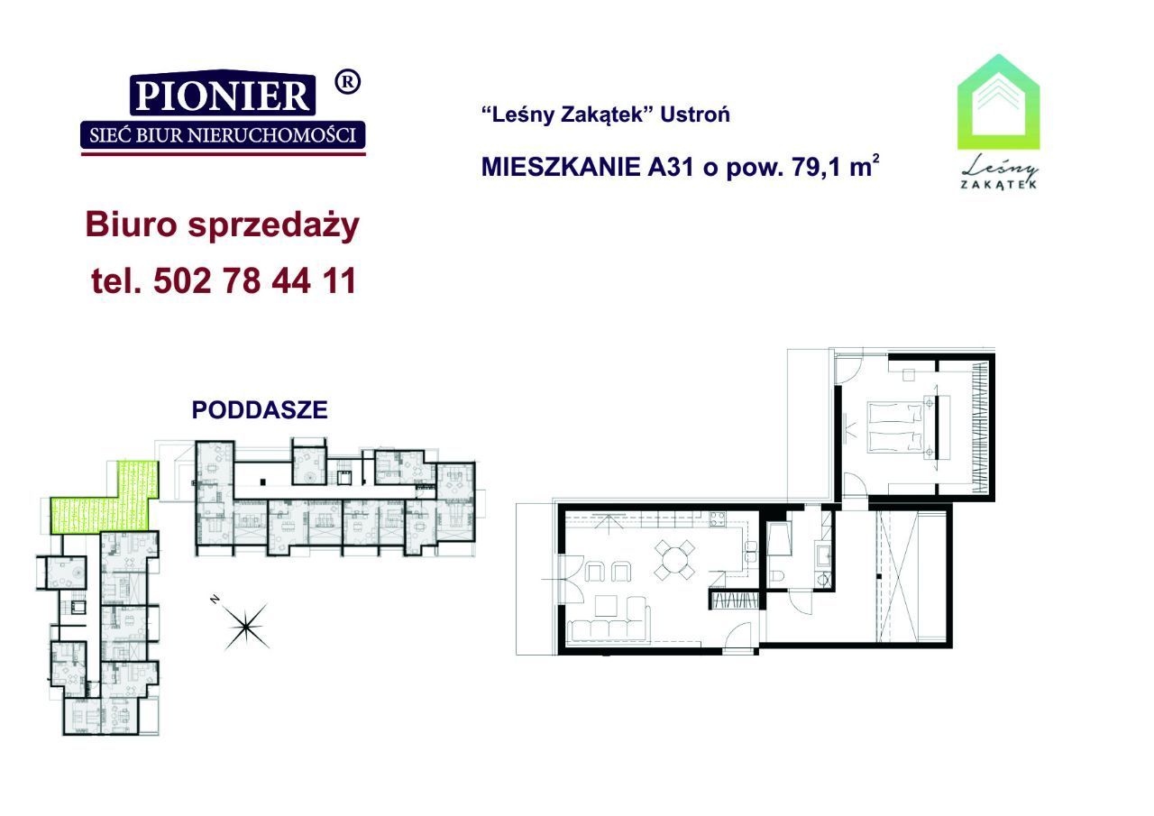 A31- apartament u podnóża Lipowskiego Gronia