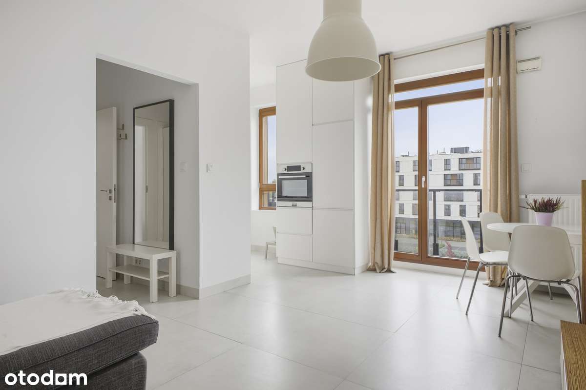 Nowoczesne mieszkanie w Miasteczku Wilanów | 2 pokoje | balkon | garaż - Pełny obrazek: 1/11