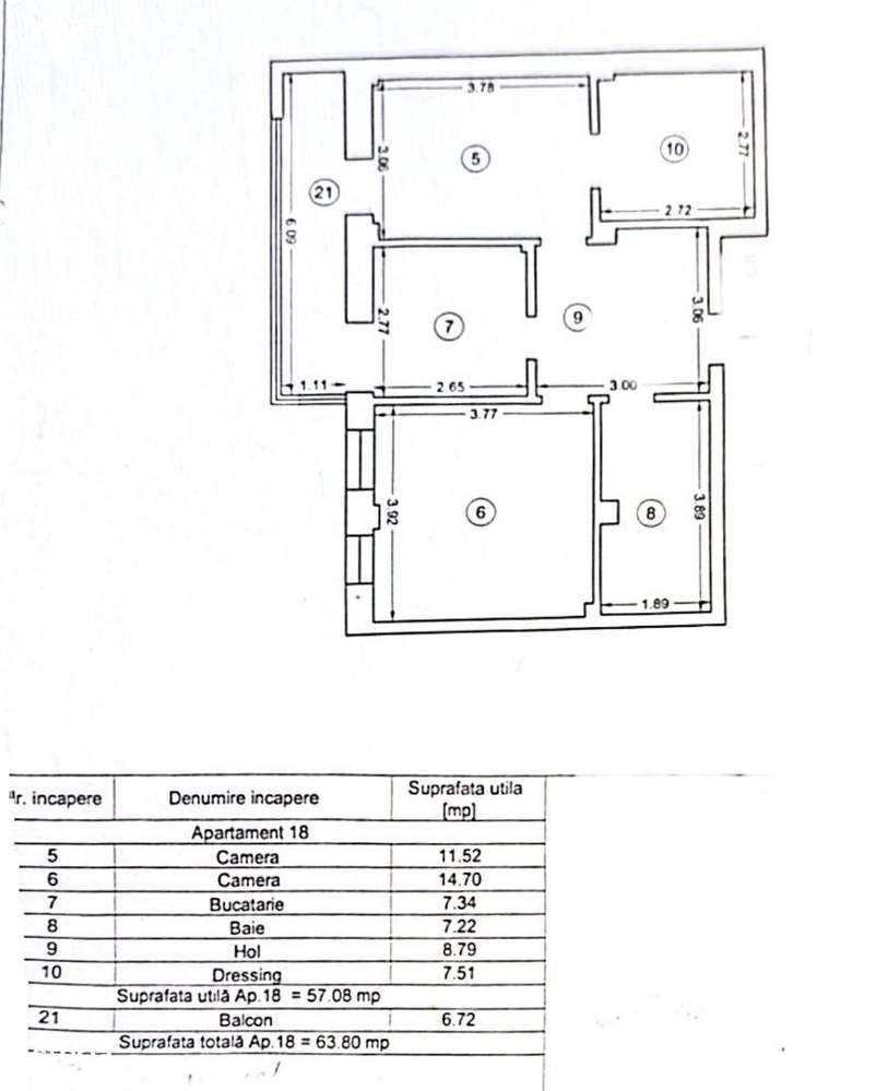 Energia - C-tin Bobescu apartament 3 camere 66 mp-1