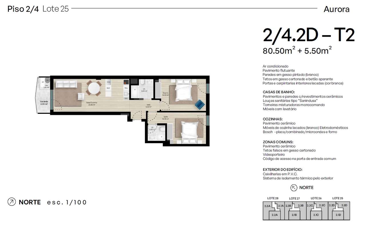 Apartamento T2 novo em Oliveira de Azeméis-21