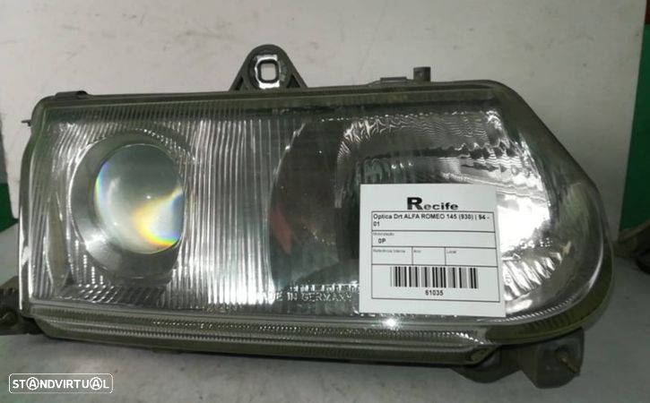 Optica Farol Direita Drt Alfa Romeo 145 (930_) - 1