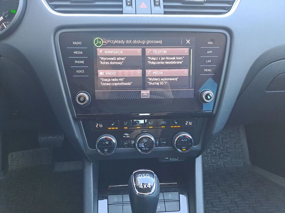 SKODA OCTAVIA 4x4 HAK DSG Blind SPOT 230V 2,0 TDI 150KM Serwis ASO Salon PL VAT23%