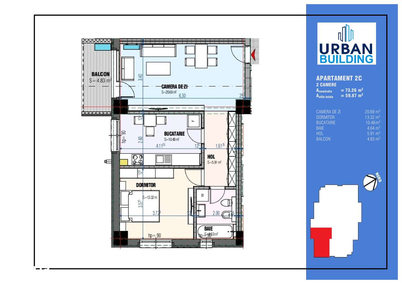 Apartament 2C Urban Building-1