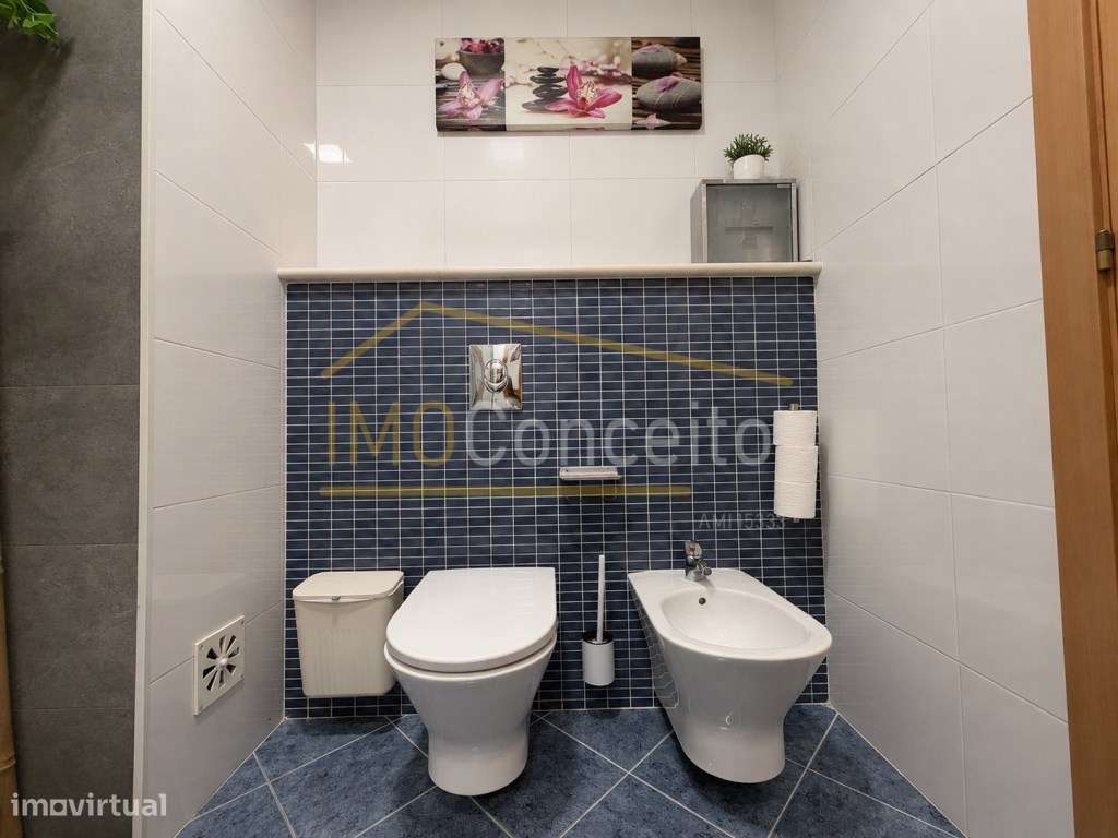 Apartamento T3/ sótão/garagem fechada em Torres Novas-18