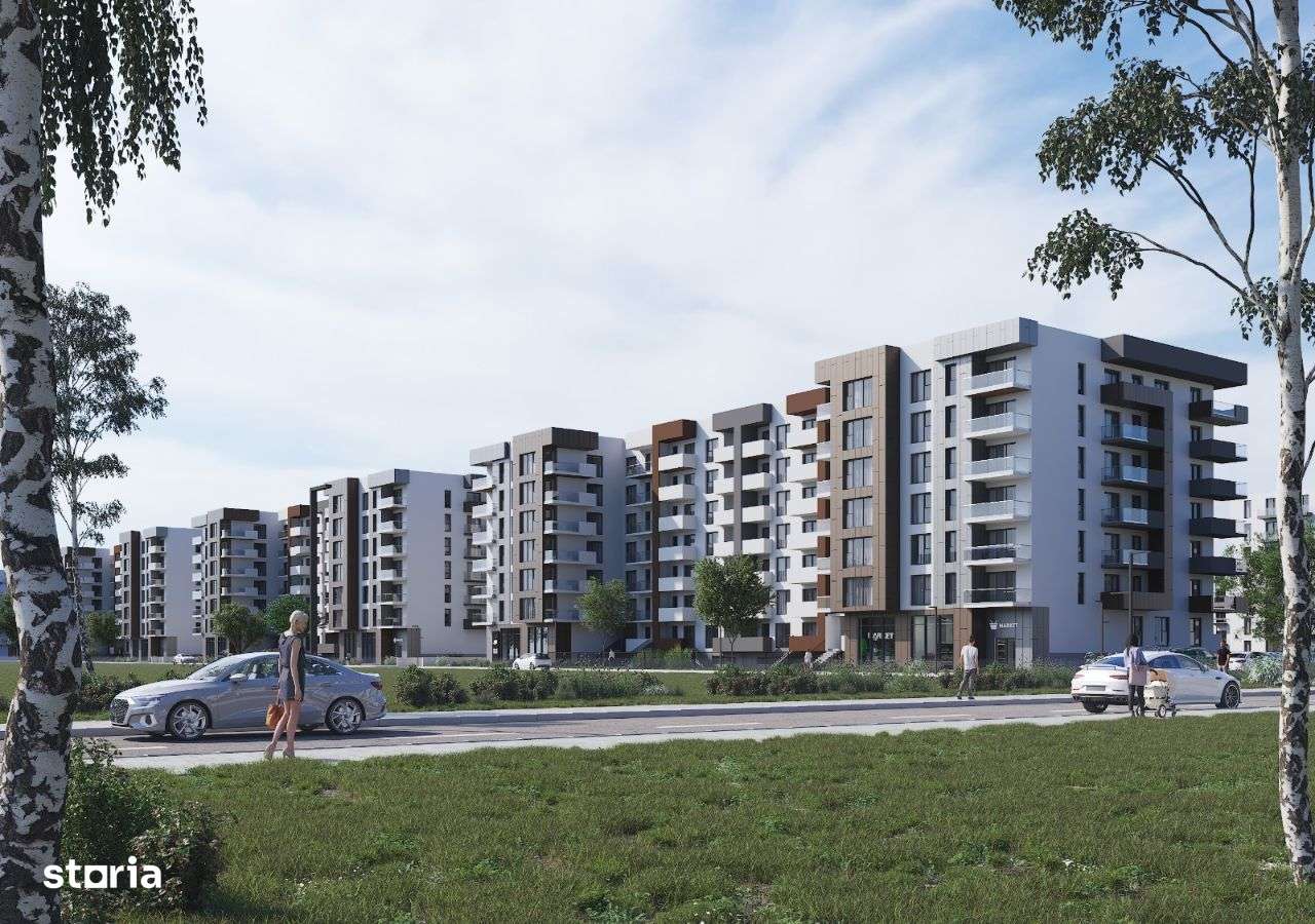 Metrou Berceni 300m - studio 50mp - piscina, parc, AC - Imagine principală: 2/3