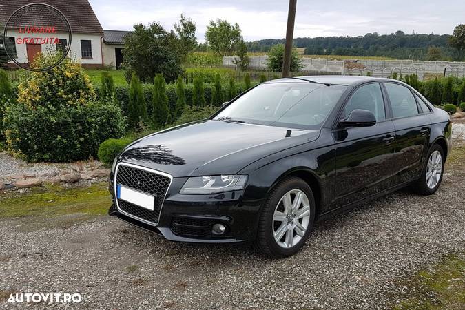 Grile Laterale Bara Fata AUDI A4 B8 8K (2007-2011) S4 Design Negru Lucios- livrare gratuita - 5