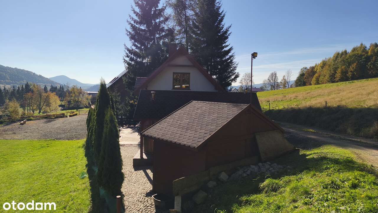 Urokliwy domek na skraju lasu w górach, wspaniałe widoki - Pełny obrazek: 4/20