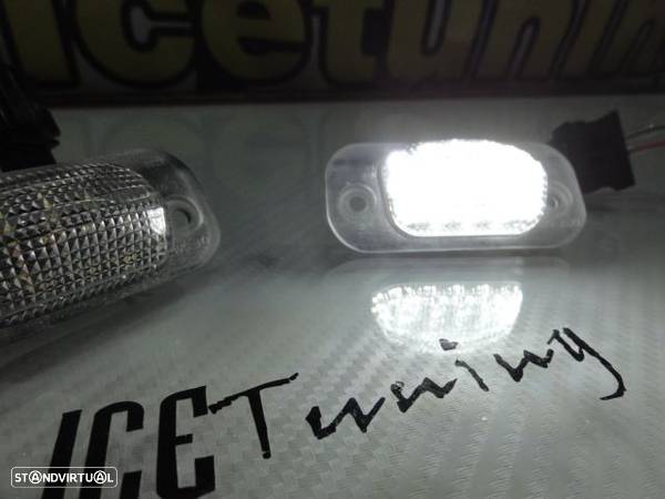 Suporte De Lâmpada De Matricula Com Led Branco Para VW Golf 3, polo 6N 94-99,  Seat Ibiza 6K 93-99, Cordoba 93-02 - 23