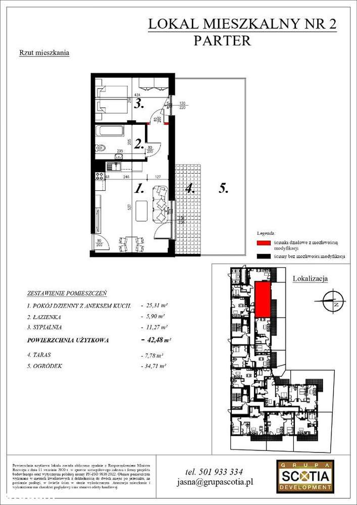 Nova Jasna Płońsk- nowe mieszkanie w pobliżu galerii ARENA - Pełny obrazek: 2/7