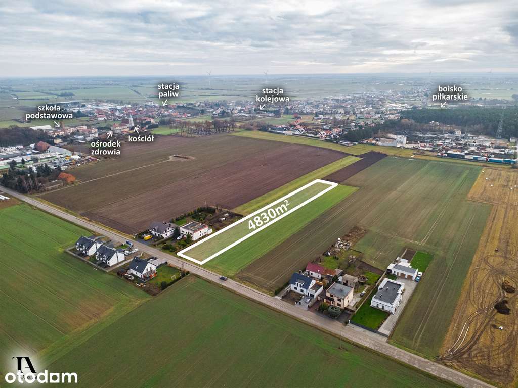 Działka o pow. 0,4834 ha, Kąkolewo, ul. Gruszkowa - Pełny obrazek: 5/5