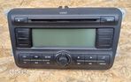 RADIO CD MP3 FABRYCZNE SKODA FABIA II 5J0035161A - 2