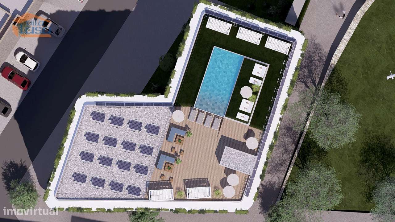 Armação de Pera,  T0 Novo com varanda, garagem e piscina na cobertura - Grande imagem: 4/22