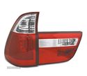 FAROLINS TRASEIROS PARA BMW X5 E53 99-03 LED VERMELHO BRANCO - 4