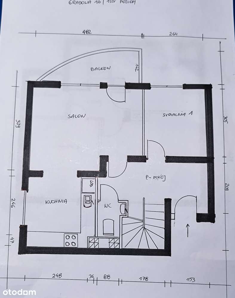 Sprzedam M5  dwupoziomowe - czteropokojowe ul. Gradowa we Wrocławiu - Pełny obrazek: 3/19