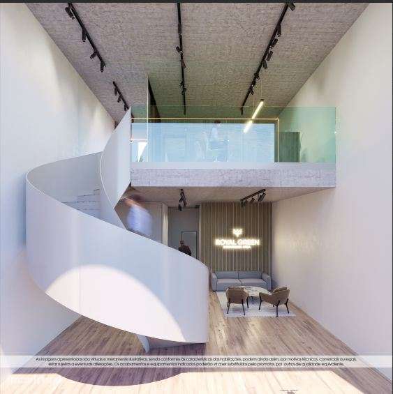 T1 novo 5º piso com varanda e garagem Royal Green SD/04425/CO - Grande imagem: 4/11