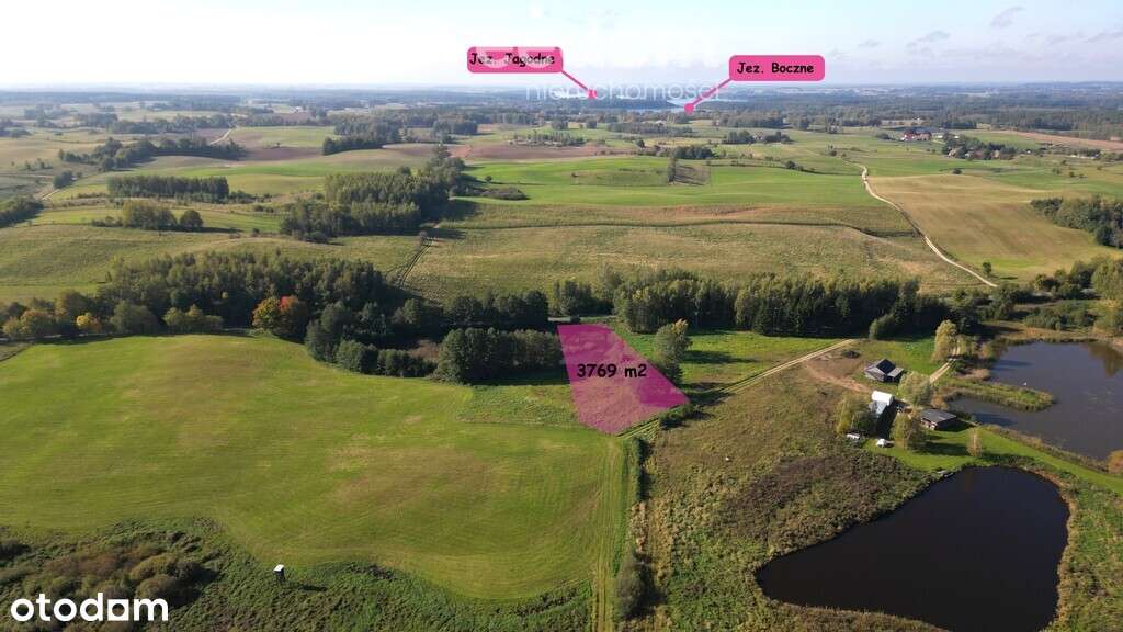 Działka z własnym stawem na Mazurach - 3769 m² - Pełny obrazek: 2/17
