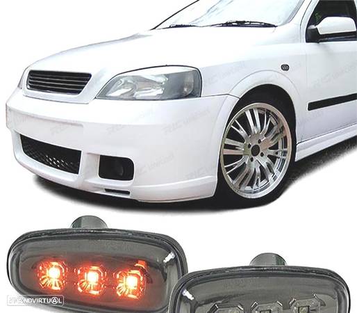 PISCAS LATERAIS PARA OPEL ASTRA G 97-04 ZAFIRA A 99-05 SMOKE LED - 1