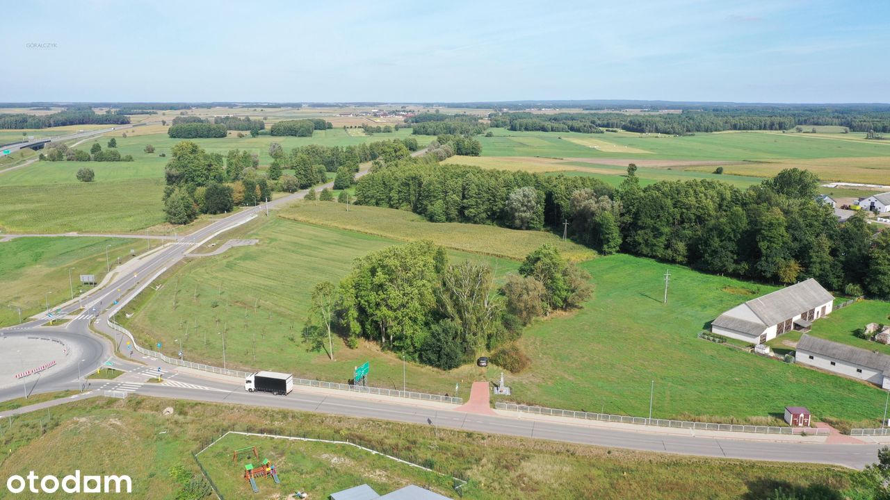 Działka obok trasy Via Baltica