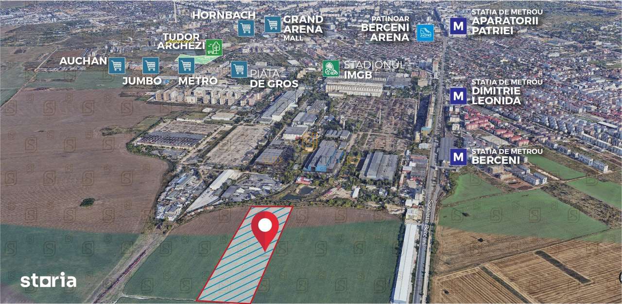 Teren intravilan, ideal investitie, zona IMGB, Sectorul 4-2