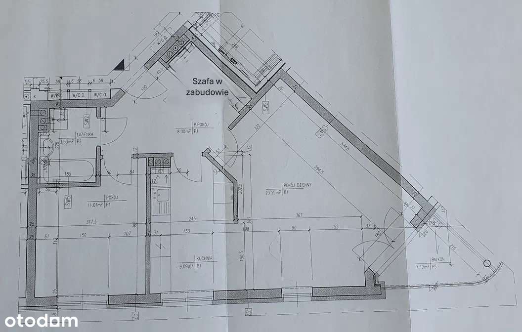 2-pokojowe mieszkanie 56 m² | Osiedle Europejskie, Bobrzyńskiego 43-14