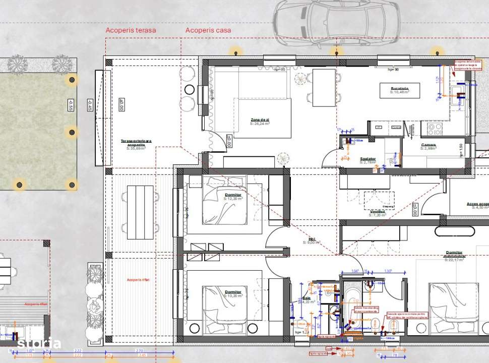 Casa noua cu 3 dormitoare de vanzare fara TVA in Santandrei - Bihor-4