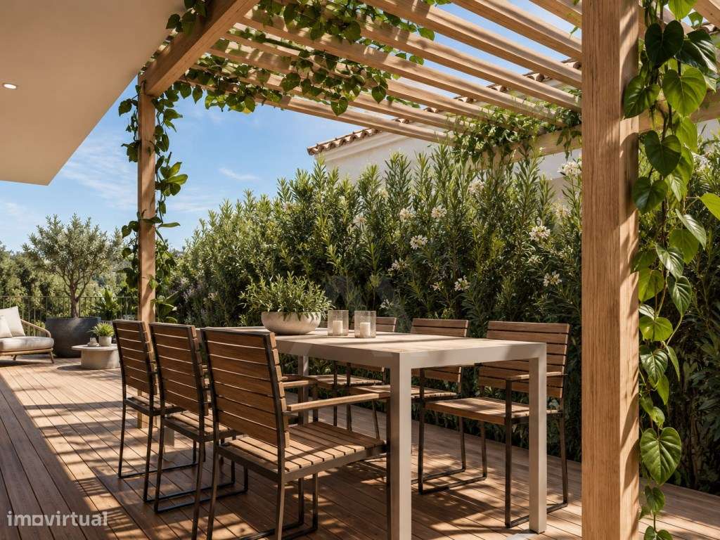 Apartamento T3 novo em Alcoitão com terraço, jacuzzi e garagem-0