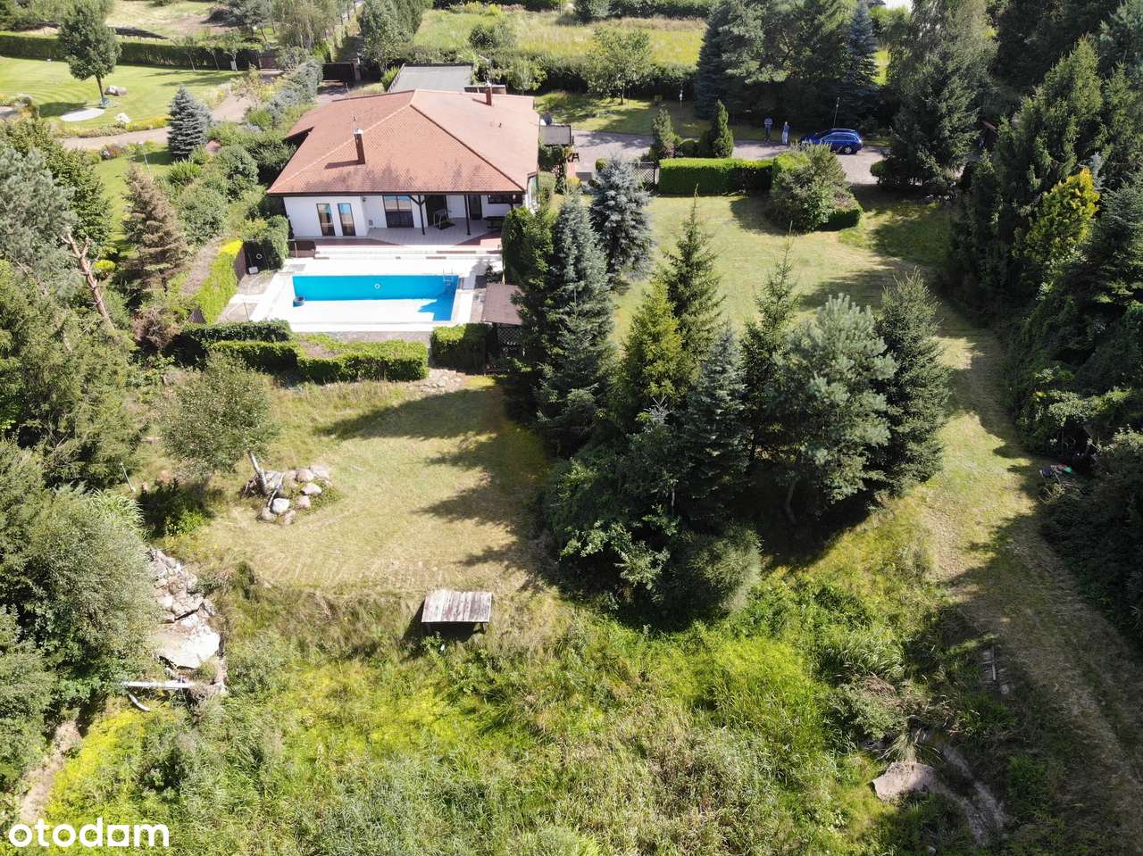 DOM z duszą +duży ogród+niezależne mieszkanie (lokal)+basen+2 wjazdy-3