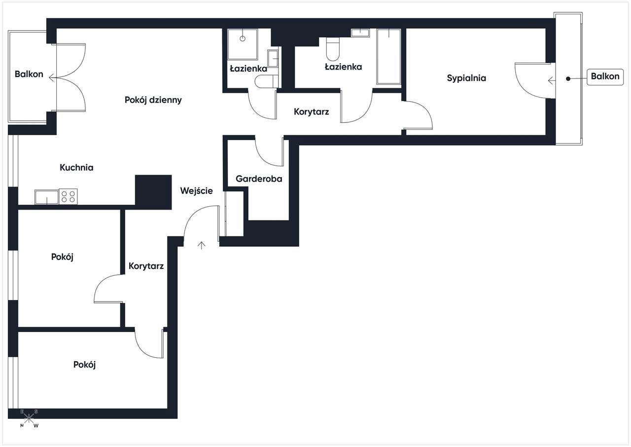 WOLA LIBRE | 4 pokoje | 2 łazienki | 2 balkony-18