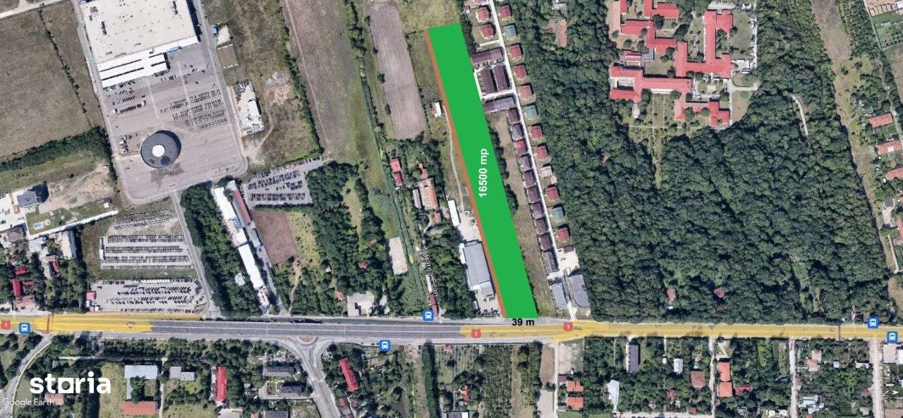 Otopeni-DN1 teren constructii 16500mp, zona mixta - Imagine principală: 2/7