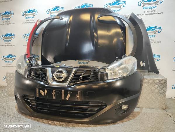 FRENTE COMPLETA NISSAN QASHQAI I 1 MK1 J10 FACELIFT FASE 2 CAPOT PARACHOQUES GUARDA-LAMAS OTICAS RADIADOR VENTILADOR FRENTE FIBRA ABAS REFORÇO - 2