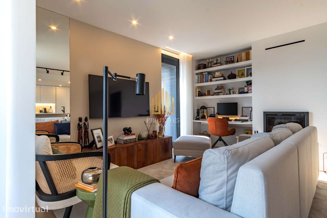 Luxuoso T2 Green Terrace, com grande varanda, zonas verdes e jardins.-43