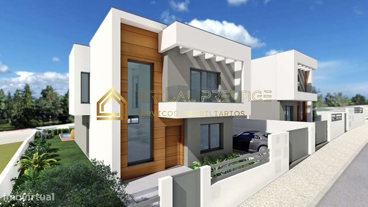 Moradia T4 nova com piscina e garagem – Charneca da Caparica-4