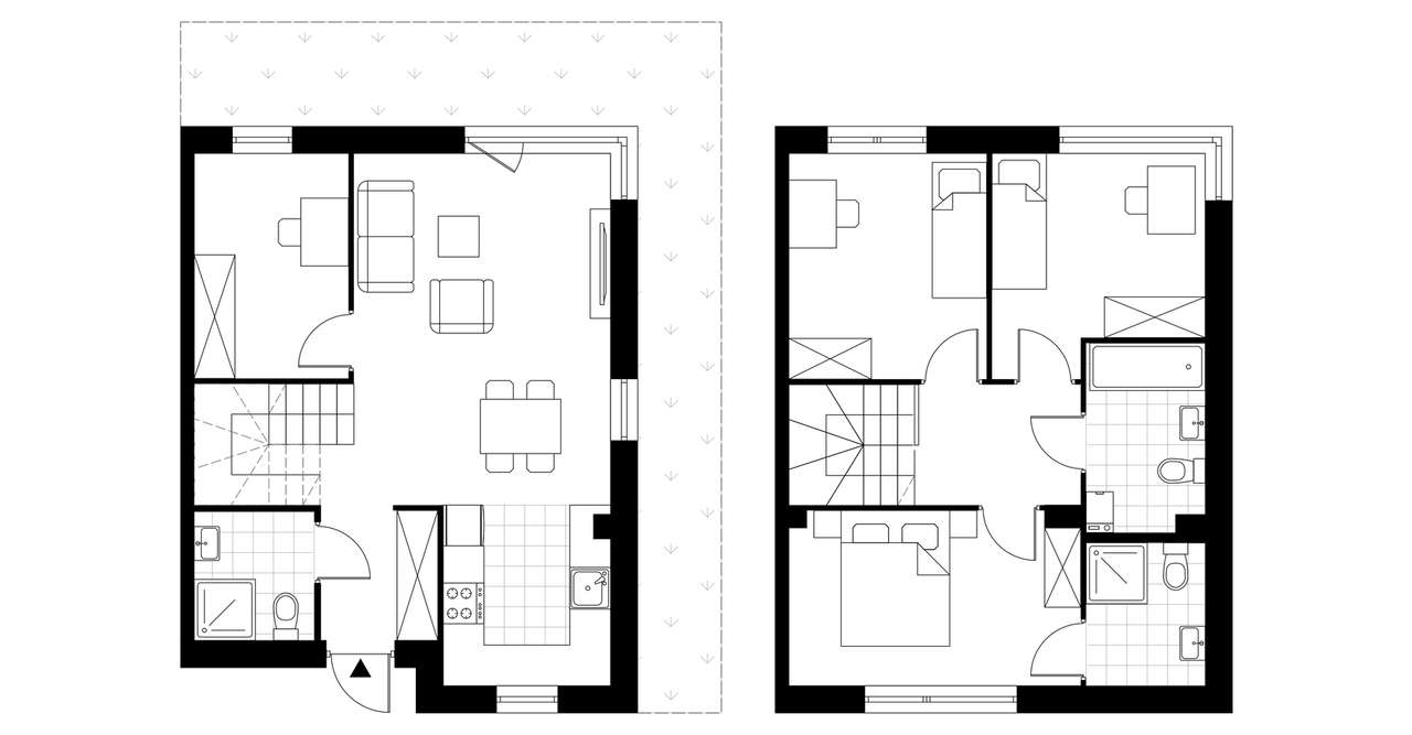 5-pokojowy dom 96m2 + ogródek Bez Pośredników - Pełny obrazek: 3/7