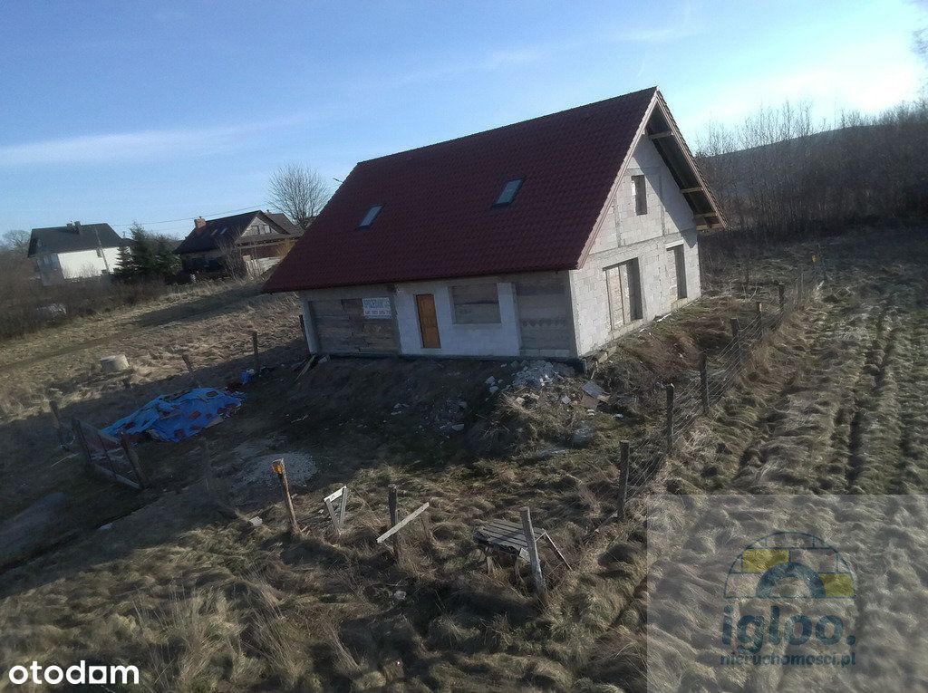 Dom w stanie surowym otwartym 20 km od Kielc
